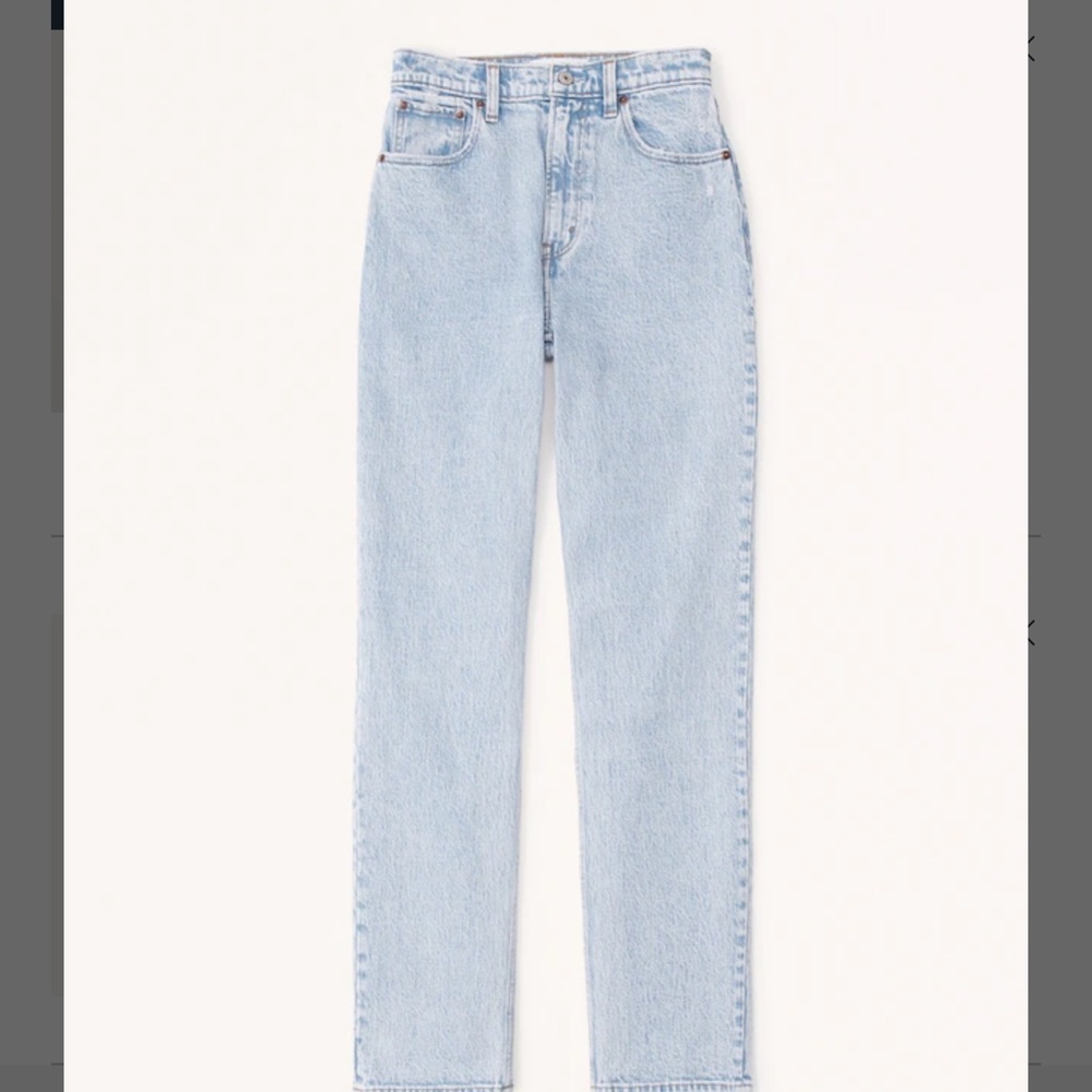 Abercrombie Ultra High Rise 90s Straight Jean